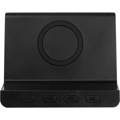 Станция беспроводной зарядки с часами Electron, ver.2, черная