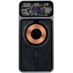 Магнитный беспроводной аккумулятор Cooper Prime 10000 мАч, темно-серый