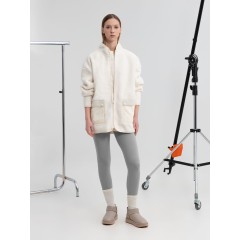 Куртка унисекс Oblako, молочно-белая