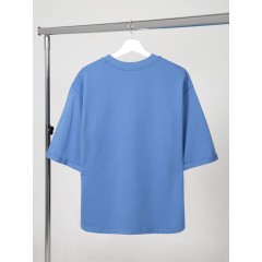 Футболка оверсайз унисекс Kosmos 2.0, синяя