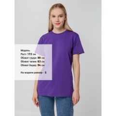 Футболка унисекс T-bolka 140, фиолетовая