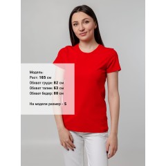 Футболка женская T-bolka Stretch Lady, красная