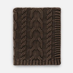 Плед Hygge, коричневый