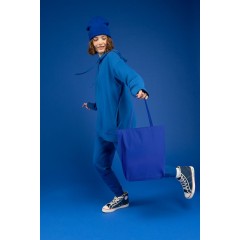 Шопер B5, синий с синими ручками