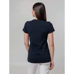 Футболка женская T-bolka Stretch Lady, темно-синяя (navy)