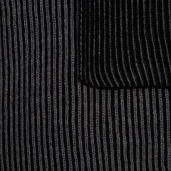 Шарф Nobilis, черный с серым меланжем