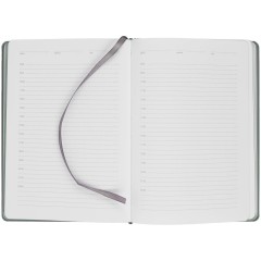 Ежедневник Spain Shall на заказ, недатированный, серый с зеленым