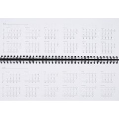 Планинг Grade на заказ, недатированный, черный