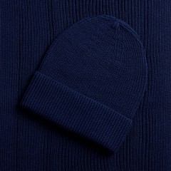 Шарф Nobilis Mono, темно-синий