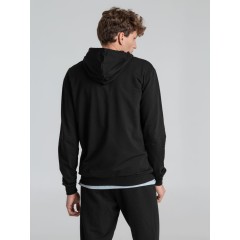 Толстовка на молнии с капюшоном Unit Siverga, черная