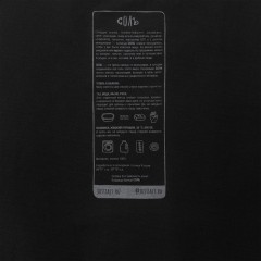 Футболка оверсайз «Чистая соль», черная