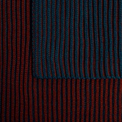Шарф Nobilis, бирюзовый с терракотовым
