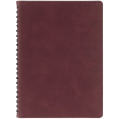 Ежедневник Spring Urban на заказ, недатированный, бордовый