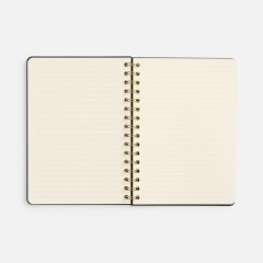 Ежедневник Spiral, недатированный, черный