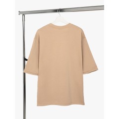 Футболка оверсайз унисекс Kosmos 2.0, бежевая