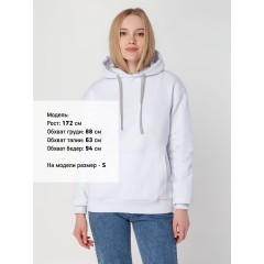 Толстовка с капюшоном Unit Kirenga Heavy, белая