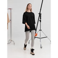 Футболка оверсайз унисекс Kosmos 2.0, черная