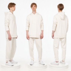 Джоггеры J2, молочно-белые