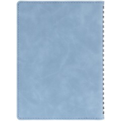 Ежедневник Spring Urban на заказ, недатированный, голубой