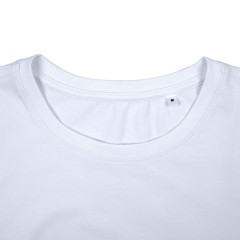 Футболка женская T-bolka Stretch Lady, белая (холодный оттенок)