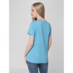 Футболка женская T-bolka Lady, голубая
