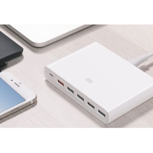 Сетевое зарядное устройство Xiaomi Mi Charger 6 USB Quick Charge 60W White (GDS4076CN)