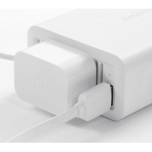 Автомобильное зарядное устройство Xiaomi Zhimi Vehicle Car Inverter 100W White (CZNBQ01ZM)