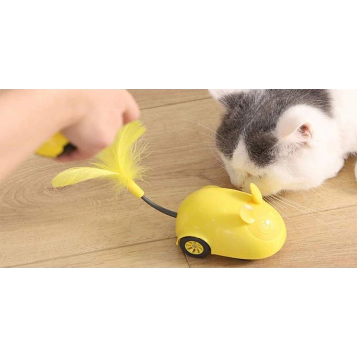 Умная игрушка для домашних животных Xiaomi Mini Monstar Mouse Yellow (XT80-5001)