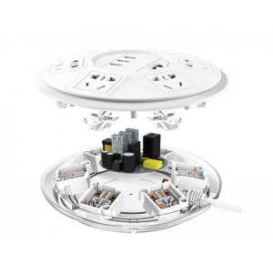 Патч-панель Xiaomi Top Tech Patch Panel 3 Socket + 3 USB White (SR21Y)