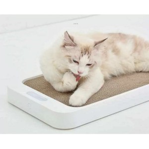 Лежанка для кошек с когтеточкой и весы Xiaomi Homerun Magic Board Pet Scale White (PS15)
