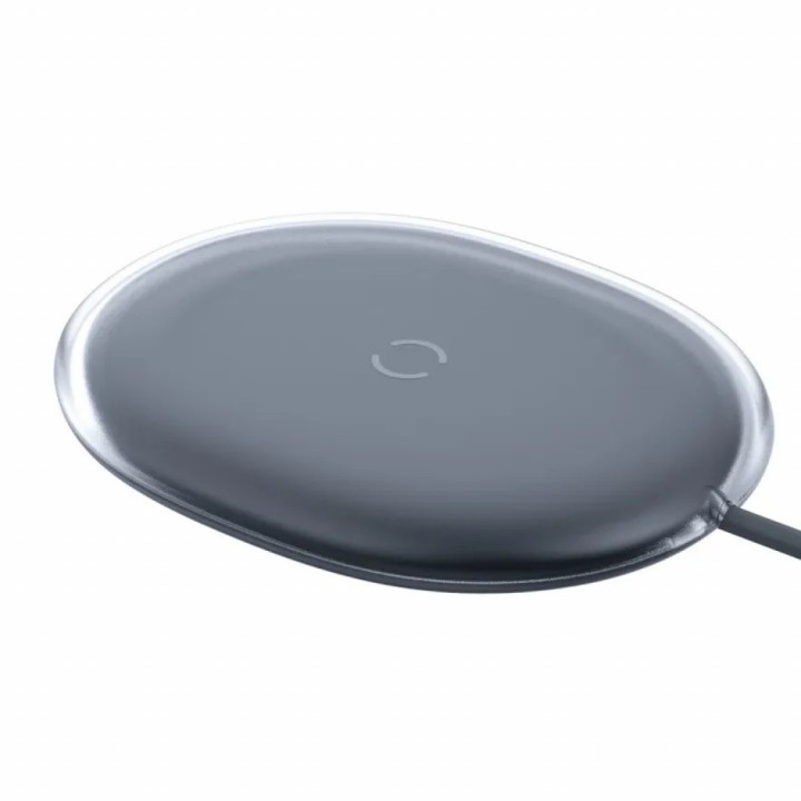 Беспроводное зарядное устройство 15W Baseus Jelly Wireless Charger, White (WXGD-02)