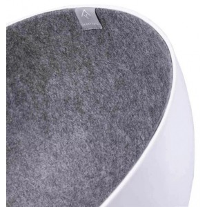 Лежанка для кошек Xiaomi Boss Cat Rotating Interactive Nest White