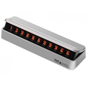 Автовизитка парковочная карта Xiaomi TITA Temporary Parking Card, Black