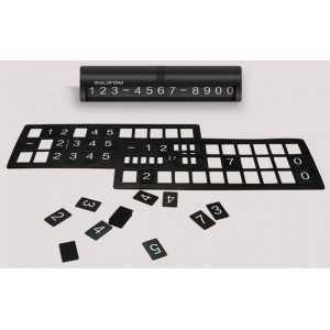 Автовизитка парковочная карта Xiaomi Guildford Temporary Parking Card, Black