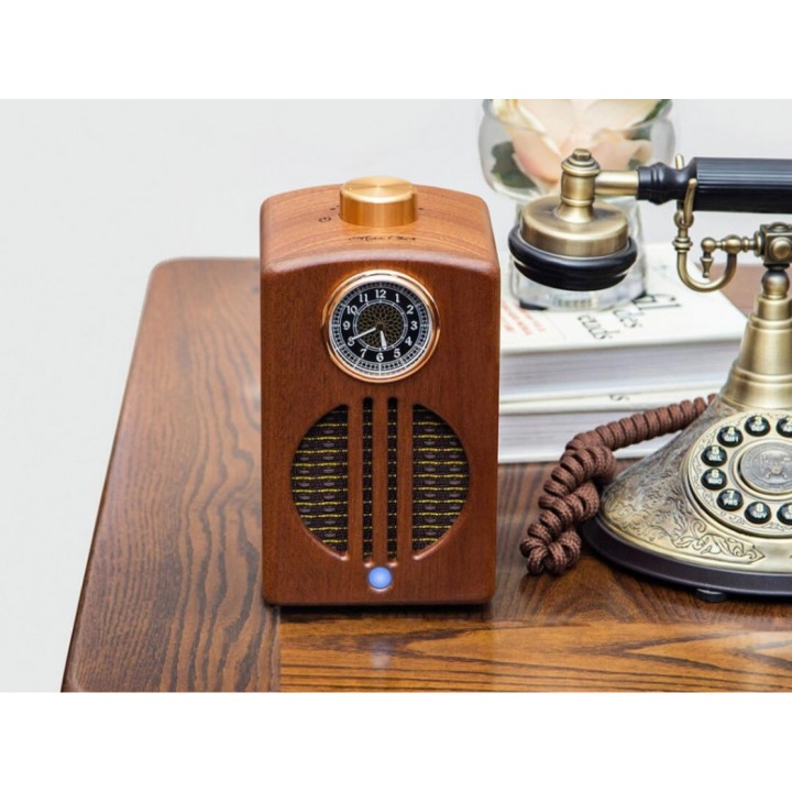 Портативная колонка с часами Xiaomi Wishall Mandala 201 Simple Sound Bluetooth Audio Brown (Mandala201)