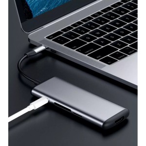 Многопортовый адаптер Xiaomi Mi HAGiBiS Grey (UC39-PDMI)