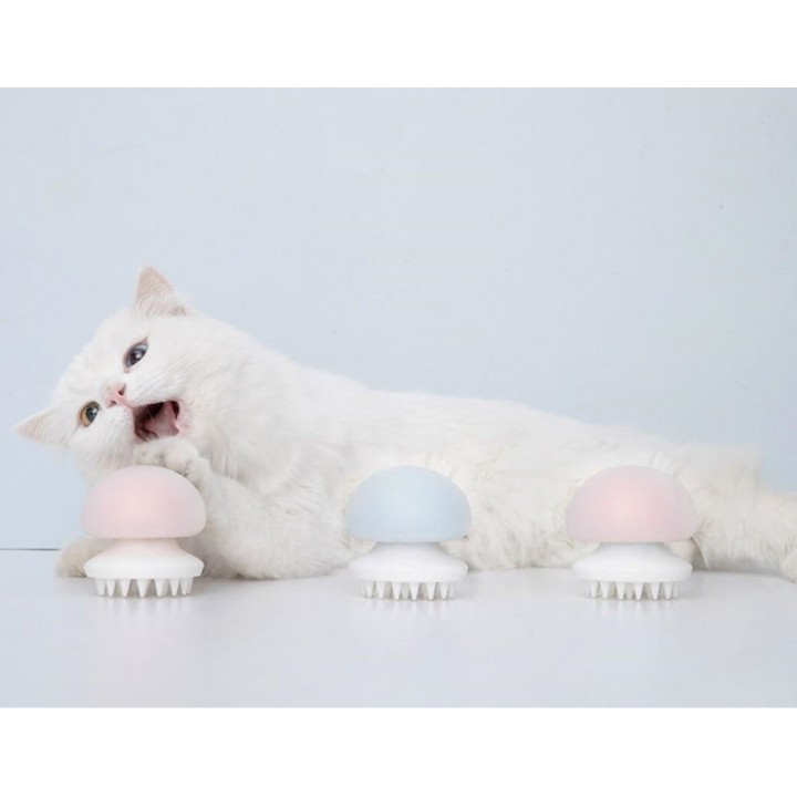 ​Силиконовая расческа для животных Xiaomi Furrytail Jellyfish Massage Comb Blue (8ZX03975S)