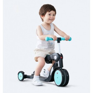 Самокат-беговел 5 в 1 Xiaomi BeBeHoo Deformation Stroller, Blue (DGN5-1)