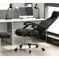 Компьютерное кресло с подставкой для ног Xiaomi HBADA Cloud Shield Ergonomic Chair Black