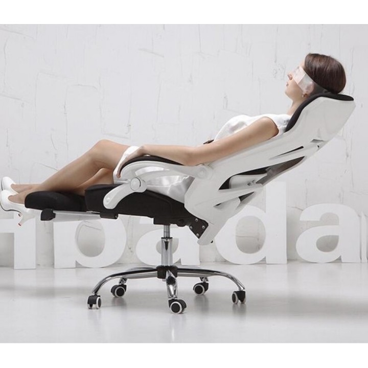 Компьютерное кресло с подставкой для ног Xiaomi HBADA Cloud Shield Ergonomic Chair Black