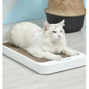 Лежанка для кошек с когтеточкой и весы Xiaomi Homerun Magic Board Pet Scale White (PS15)