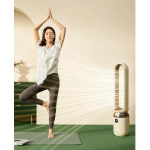 Вентилятор Xiaomi Daewoo Purification Humidification Leafless Fan Ice Milk Beige (AMO1)