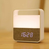 Будильник с ночником Xiaomi Midea Clock Alarm Night Light Elegant, Orange