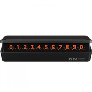 Автовизитка парковочная карта Xiaomi TITA Temporary Parking Card, Black