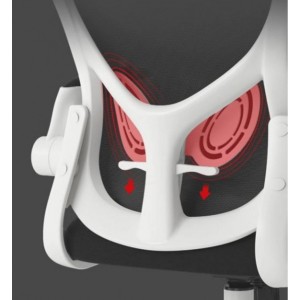 Компьютерное кресло Xiaomi HBADA Ergonomic Double Waist Chair Black (HDNY163WM)