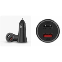 Автомобильное зарядное устройство Mi 37W Dual-Port Car Charger Black (CC06ZM)