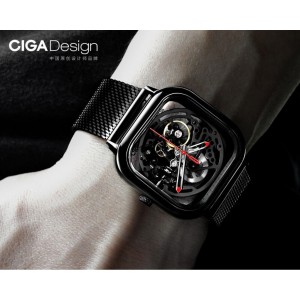 Наручные часы Xiaomi CIGA Design Anti-Seismic Mechanical Watch Wristwatch Silver