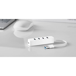 Адаптер сплиттер Xiaomi USB 3.0/USB-C Splitter White (XMFXQ01QM)
