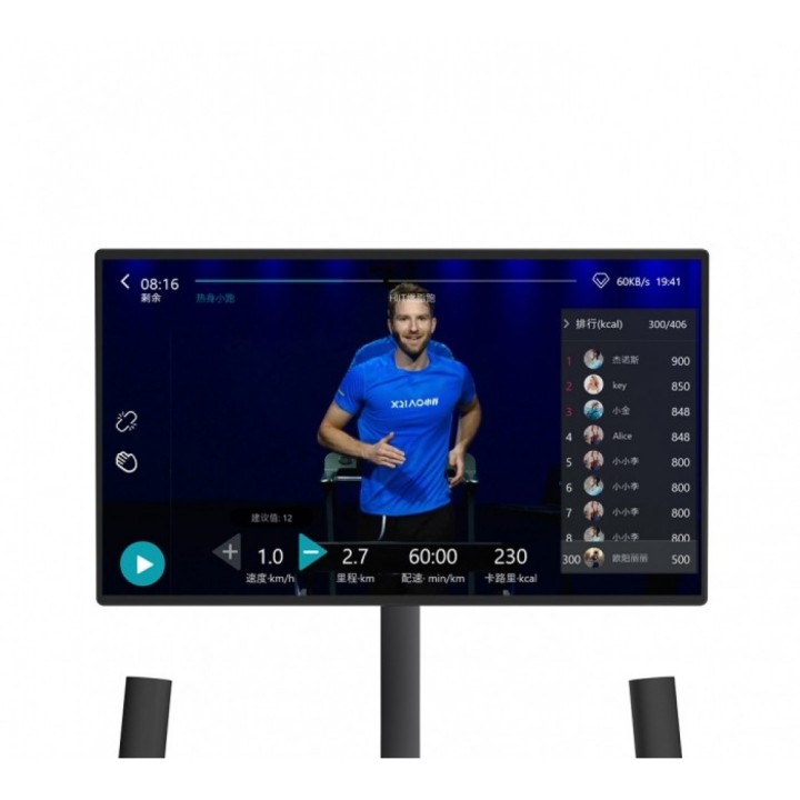 Велотренажер c 10-дюймовым экраном Xiaomi Xiao Qiao Q100X Grey