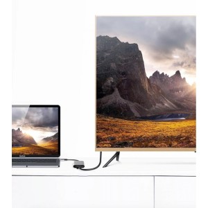 Многопортовый адаптер Xiaomi Mi HAGiBiS Grey (UC39-PDMI)